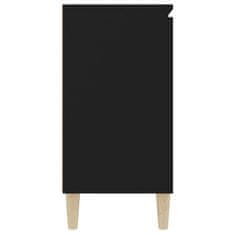 shumee Příborník černý 103,5 x 35 x 70 cm dřevotříska