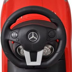 Vidaxl Mercedes Benz dětské auto / odrážedlo červené