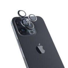 EPICO Hliníkové ochranné sklo na čočky fotoaparátu pro iPhone 14 Pro / 14 Pro Max (6,1") 69312151300012 - vesmírně černá