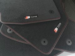 EXCLUSIVE Autokoberečky AUDI A5 Sportback S-LINE plast ( typ b8 - 2007-2014 )