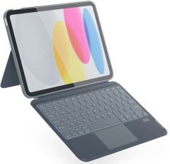 EPICO Klávesnice s pouzdrem pro Apple iPad 10,2" - čeština/šedá, 43811101300009