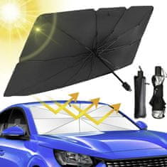 Zložitelný stínítko pro čelní sklo s ochranou proti UV záření, vnitřní zatmavení do auta - Carshade