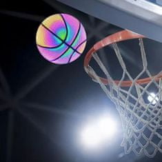 SOLFIT® Holografický basketbalový míč - Průměr 24,6 cm | FLASHBALL