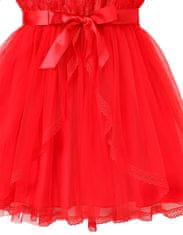 EXCELLENT Dívčí společenské šaty vel. 134 - Červené
