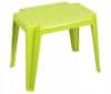 Dětský limetkově zelený zahradní plastový stůl Lolek