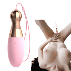 Vibrabate Silikonový vibrátor na vajíčka, usb masážní přístroj
