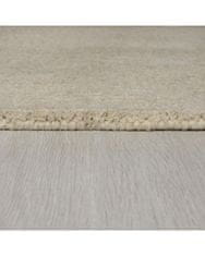 Flair Kusový ručně tkaný koberec Tuscany Textured Wool Border Natural 60x230