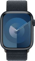 Apple Watch Series9, Cellular, 45mm, Midnight, Midnight Sport Loop