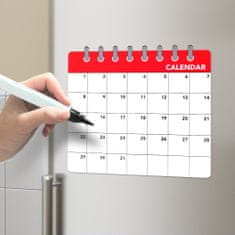 Balvi Magnetická popisovatelná tabule na lednici Calendar 26239, bílá