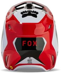 FOX přilba V1 Nitro fluo černo-bílo-červeno-šedá XS
