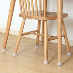 Ochrana podlahy, silikonové návleky na židle, chrániče podlahy 16ks, 4x3 cm | LEGGIES