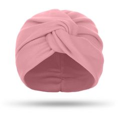 Dámský bavlněný turban opaka - brodská růžová