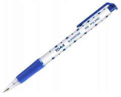 BTS Automatické kuličkové pero modré s hvězdičkami 0,7 mm