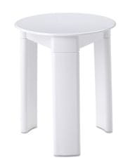Gedy Gedy TRIO koupelnová stolička, průměr 33x40cm, bílá - 2072