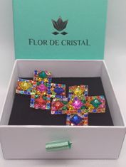 Flor de Cristal Náušnice Frida - Náušnice s krystaly