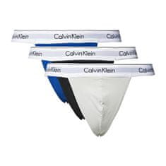 Calvin Klein 3 PACK - pánská tanga NB3226A-GW4 (Velikost L)