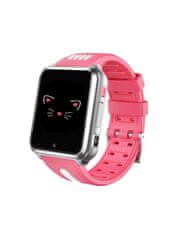 Klarion Dětské růžové smart hodinky H1-2023 48GB s bezkonkurenční výdrží baterie