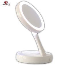 Cenocco Skládací LED toaletní zrcadlo