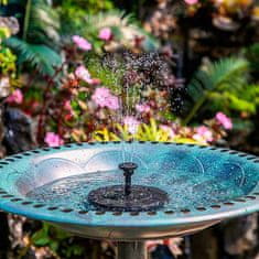 Netscroll Solární plovoucí vodní fontána, ideální pro zahrady a rybníky, snadná instalace, energeticky úsporná, koupel pro ptáky, FountainStar
