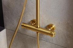 KFA armatura Moza premium termostatický sprchový set, kartáčované zlato (5736-920-31)