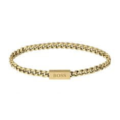 Hugo Boss Nadčasový pozlacený náramek Chain for Him 1580172 (Délka 19 cm)