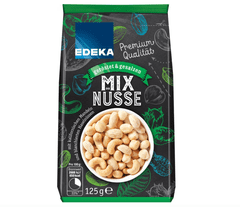 Edeka Edeka Premium Mix ořechů, pražené a solené 125g