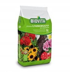 BioVita Univerzální zahradní zemina 5,5-6,5 pH pro květiny 5l