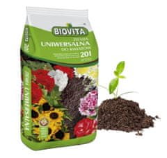 BioVita Univerzální zahradní zemina 5,5-6,5 pH pro květiny 20L