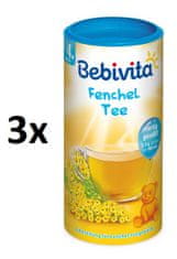 Bebivita Fenyklový čaj - instantní, 3×200g