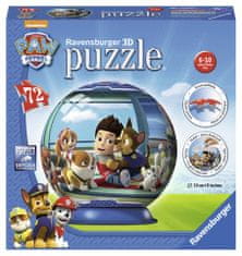 Ravensburger 3D Puzzle 121861 Tlapková Patrola puzzleball 72 dílků