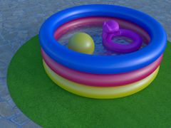 Betap Umělá tráva pod bazén Sporting s nopy KRUH (vhodný jako bazénová podložka) – na ven i na doma 150x150 (průměr) kruh