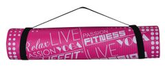 LIFEFIT Podložka Yoga Mat Exkluziv, 100×58×1 cm, světle růžová