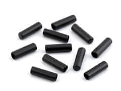 Kraftika 10ks černá kovová koncovka 4mm, koncovky na šňůry