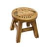 Dřevěná stolička - KOČKY MAZLÍCÍ