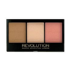 Makeup Revolution Rozjasňující konturovací sada na obličej (Ultra Brightening Contour Kit) (Odstín C01)