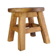 Dárky z Thajska Dřevěná stolička - MYŠKA