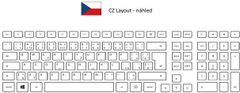 Cherry set klávesnice a myši DC 2000, CZ, černá