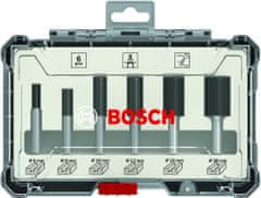 Bosch 2607017465 Sada drážkovacích fréz 6ks Straight - 6mm