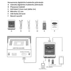 CARCLEVER Hudební přehrávač USB/AUX/Bluetooth Nissan (555NS001)
