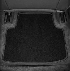 Levelcar Velurové autokoberce PREMIUM černé s barevným prošitím pro BMW i8 (2013 - 2021) Barva prošití: Bílá