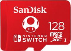 Micro SDXC pro Nintendo Switch 128GB 100 MB/s UHS-I U3 (SDSQXAO-128G-GNCZN)