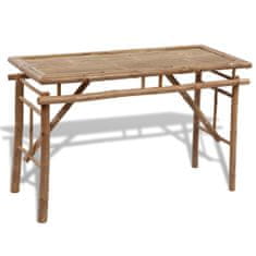 Greatstore Pivní set stůl se 2 lavicemi 100 cm bambusový