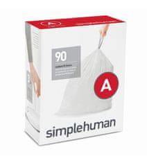 Simplehuman Sáčky do odpadkového koše 4,5 L, typ A, zatahovací, 3 x 30 ks ( 90 sáčků )