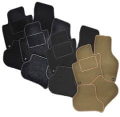 Vopi Textilní autokoberce Seat Exeo 2008-2013 , barva koberce: černá, barva obšití: černé