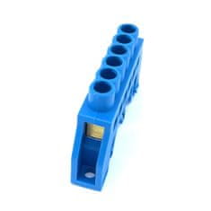 Tracon Electric Můstek N modrý 6P 10,5x35x5mm / L1=49mm 2 ks