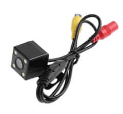 Hizpo Parkovací kamera s RCA připojením - cinž, HD LED parkovací kamera s nočním viděním s napájecím kabelem a video kabelem