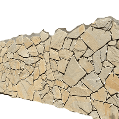 NELA pískovec Přírodní štípaný kámen povrch rovný tl.10-30 mm, rozměr 10 - 50 cm