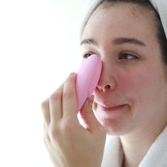VivoVita EggSonic – sonický vibrační čistič obličeje RŮŽOVÁ