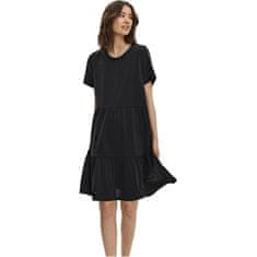 Vero Moda Dámské šaty VMFILLI Regular Fit 10248703 Black (Velikost XS)