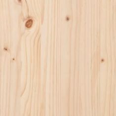 shumee Posuvné dveře 80 x 1,8 x 204,5 cm masivní borové dřevo